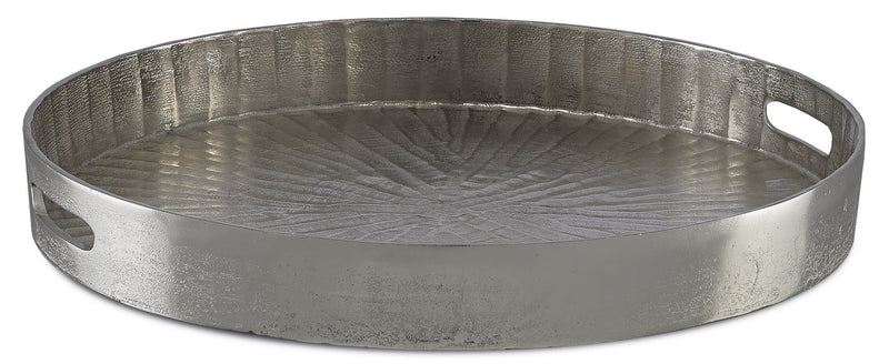 Currey and Company - 1200-0029 - Tray - Luca - Silver