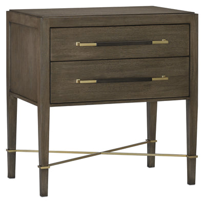 Currey and Company - 3000-0117 - Nightstand - Verona - Chanterelle/Coffee/Champagne