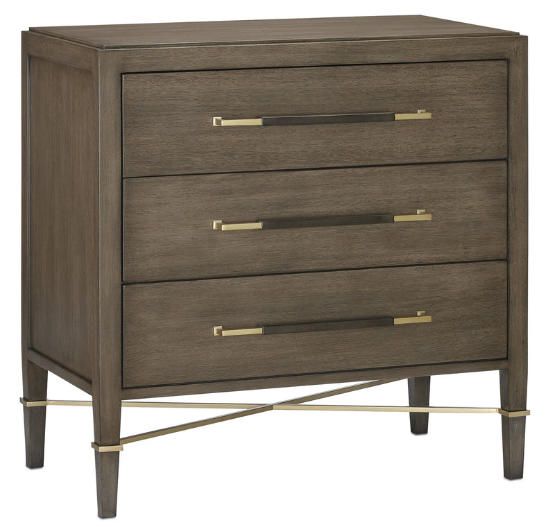 Currey and Company - 3000-0118 - Chest - Verona - Chanterelle/Coffee/Champagne