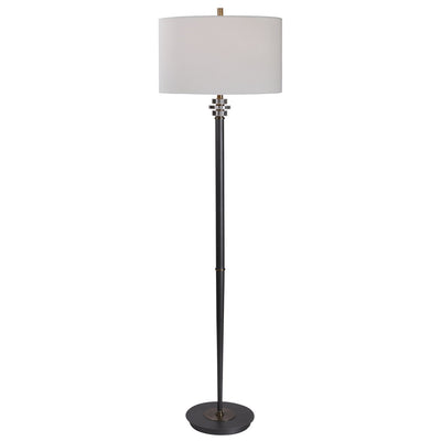 Uttermost - 28195-1 - One Light Floor Lamp - Magen - Antique Brass