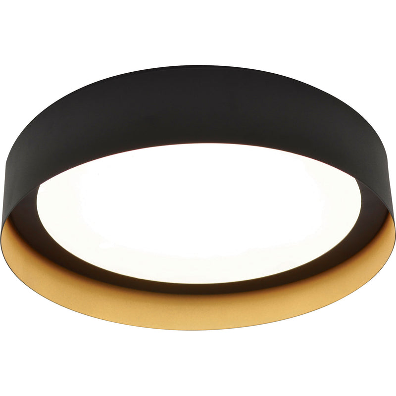 AFX Lighting - RVF121400L30D2BKGD - LED Flush Mount - Reveal - Black & Gold