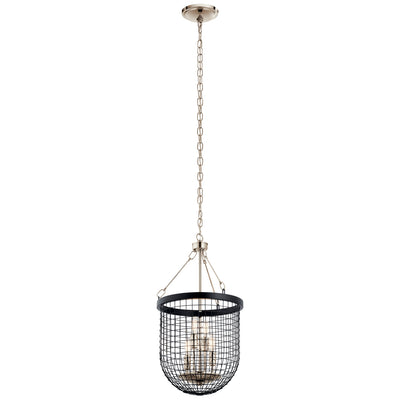 Kichler - 42375BK - Four Light Pendant - Byatt - Black