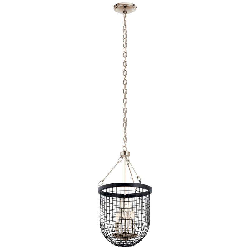 Kichler - 42375BK - Four Light Pendant - Byatt - Black