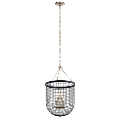 Kichler - 42376BK - Six Light Pendant - Byatt - Black