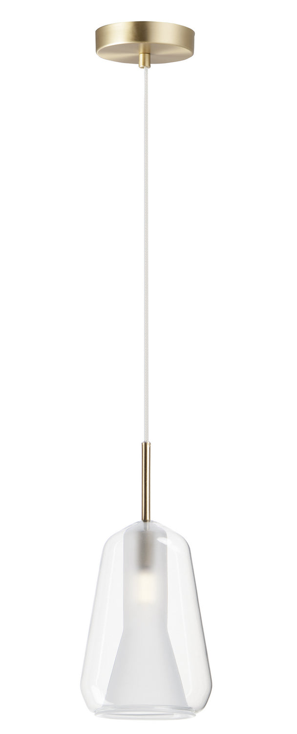 ET2 - E10040-18SBR - LED Pendant - Deuce - Satin Brass