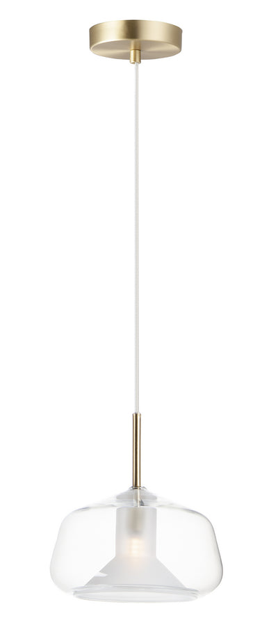 ET2 - E10042-18SBR - LED Pendant - Deuce - Satin Brass