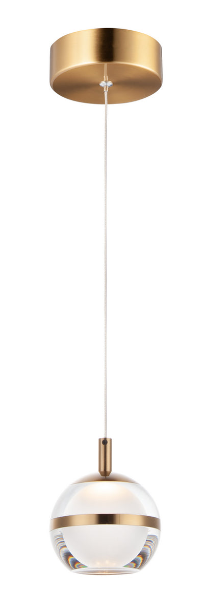 ET2 - E24591-93NAB - LED Pendant - Swank - Natural Aged Brass