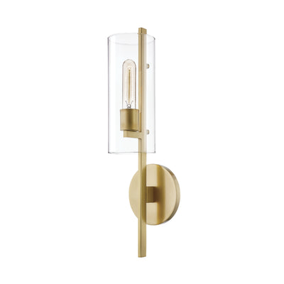 Mitzi - H326101-AGB - One Light Wall Sconce - Ariel - Aged Brass