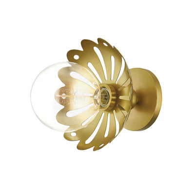 Mitzi - H353101-AGB - One Light Wall Sconce - Alyssa - Aged Brass