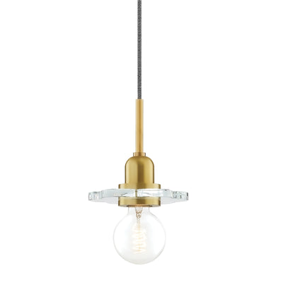 Mitzi - H357701-AGB - One Light Pendant - Alexa - Aged Brass