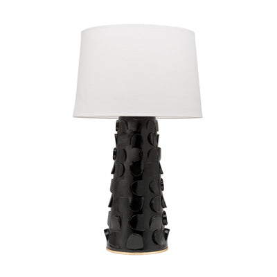 Mitzi - HL335201-BLK/GL - One Light Table Lamp - Naomi - Black Lustro/Gold Leaf Combo