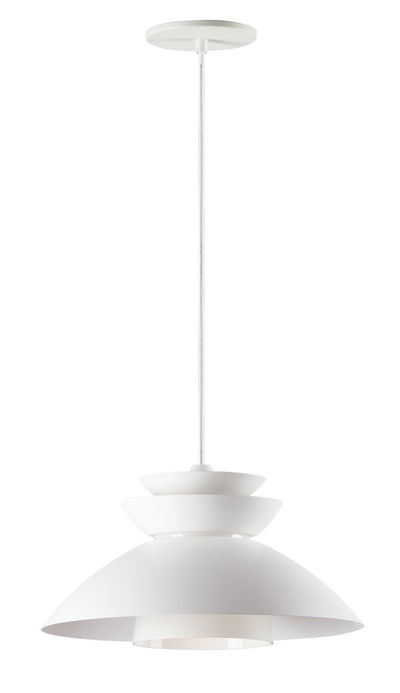 Maxim - 11359WTWT - One Light Pendant - Nordic - White