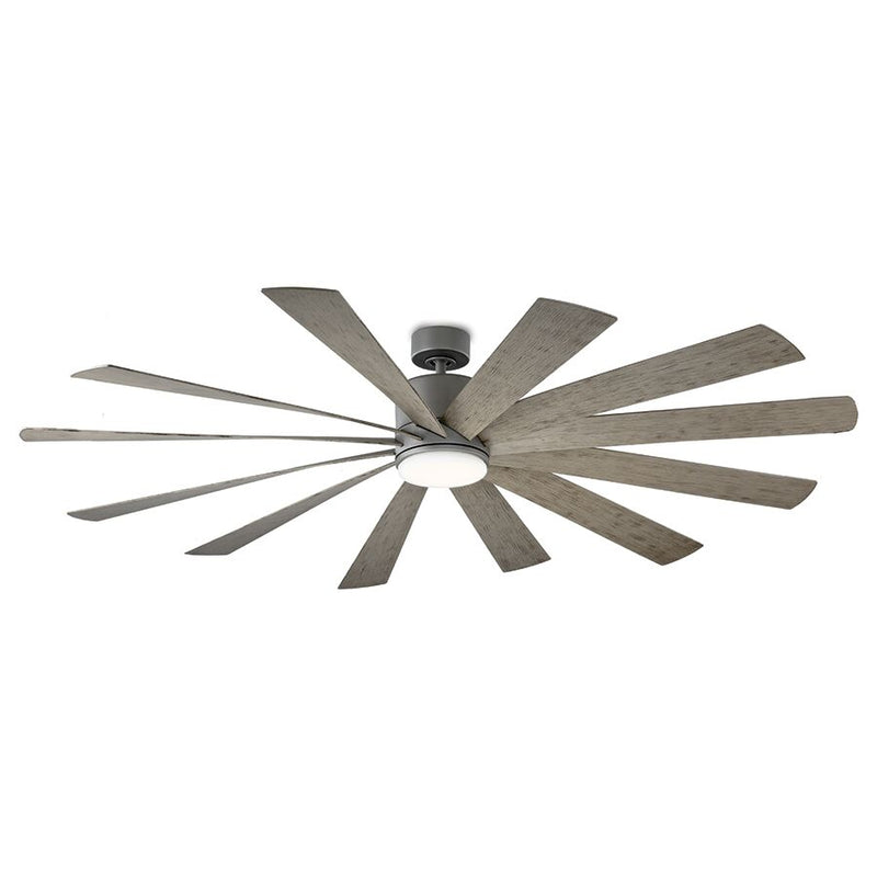 Modern Forms Fans - FR-W1815-80L27GHWG - 80``Ceiling Fan - Windflower - Graphite