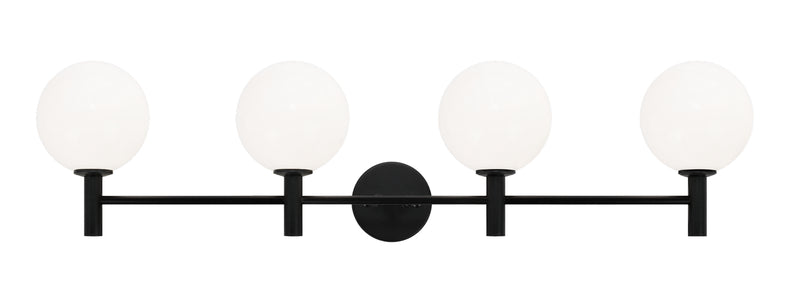 Matteo Lighting - S06004BKOP - Four Light Wall Sconce - Cosmo - Black