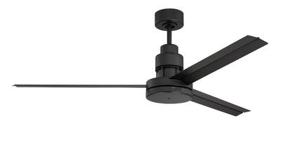 Craftmade - MND54FB3 - 54``Ceiling Fan - Mondo 54" - Flat Black