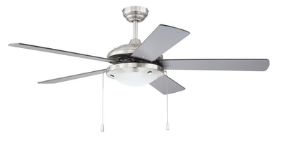 Craftmade - NIK52BNK5 - 52``Ceiling Fan - Nikia - Brushed Polished Nickel