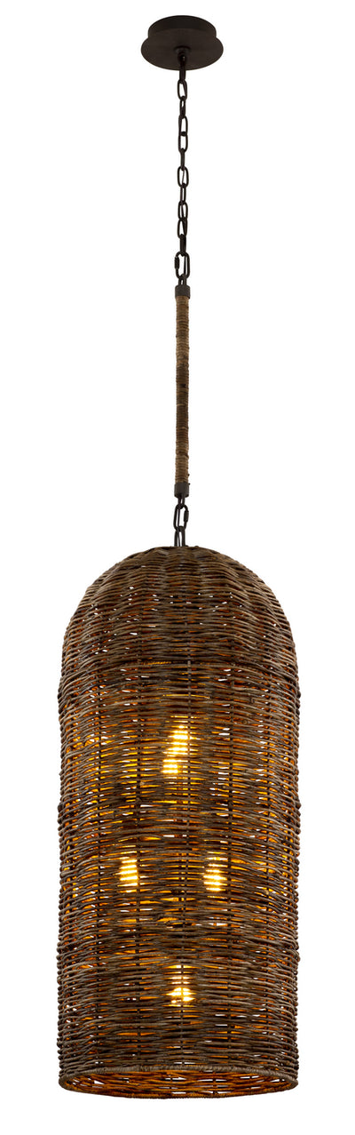 Troy Lighting - F6907-TBZ - Five Light Pendant - Huxley - Tidepool Bronze