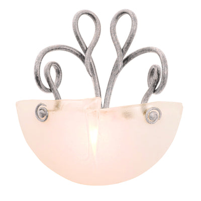 Kalco - 4154PS/FROST - One Light Wall Sconce - Tribecca - Pearl Silver
