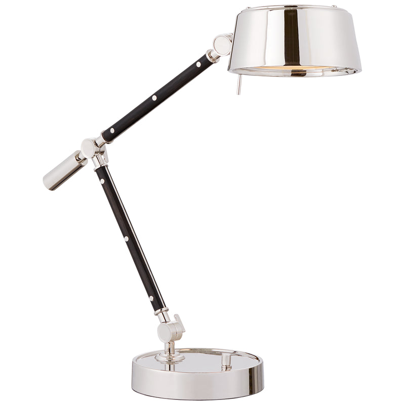 Ralph Lauren - RL 3172PN/BKE - LED Task Lamp - Alaster - Polished Nickel and Black Ebony