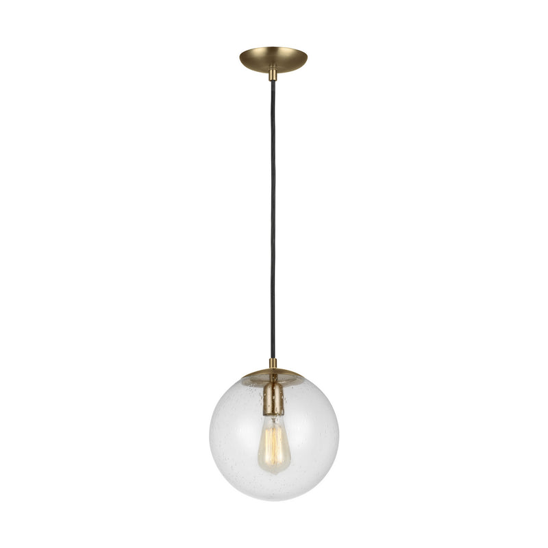 Visual Comfort Studio - 6601801EN7-848 - One Light Pendant - Leo - Hanging Globe - Satin Brass