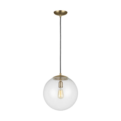 Visual Comfort Studio - 6801801EN7-848 - One Light Pendant - Leo - Hanging Globe - Satin Brass