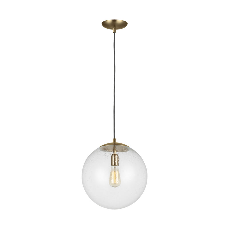 Visual Comfort Studio - 6801801EN7-848 - One Light Pendant - Leo - Hanging Globe - Satin Brass