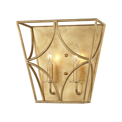 Hudson Valley - 4800-GL - Two Light Wall Sconce - Green Point - Gold Leaf