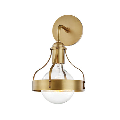 Mitzi - H271101-AGB - One Light Wall Sconce - Violet - Aged Brass