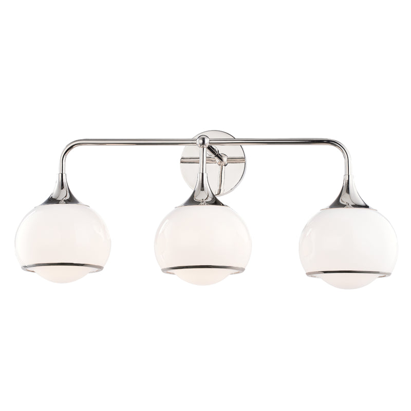 Mitzi - H281303-PN - Three Light Wall Sconce - Reese - Polished Nickel