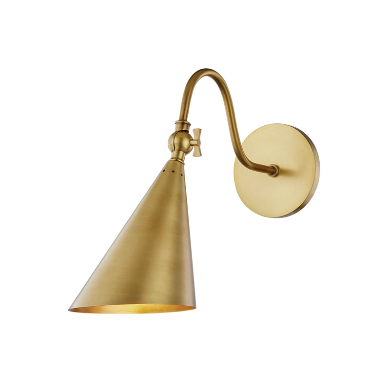 Mitzi - H285101-AGB - One Light Wall Sconce - Lupe - Aged Brass
