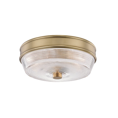 Mitzi - H309501-AGB - Two Light Flush Mount - Lacey - Aged Brass