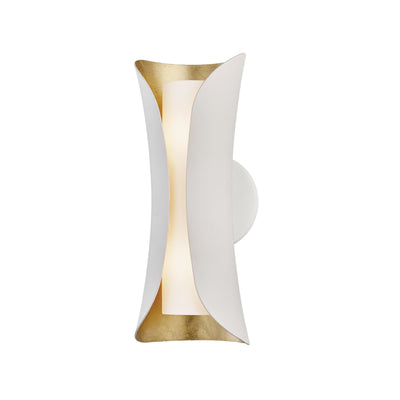 Mitzi - H315102-GL/WH - Two Light Wall Sconce - Josie - Gold Leaf/White