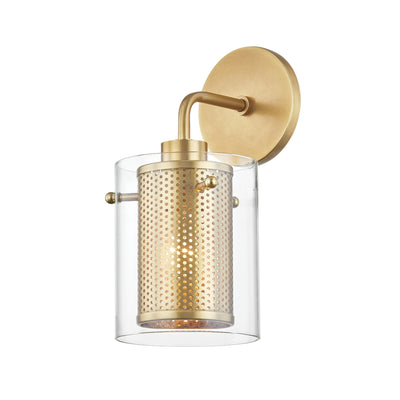 Mitzi - H323101-AGB - One Light Wall Sconce - Elanor - Aged Brass