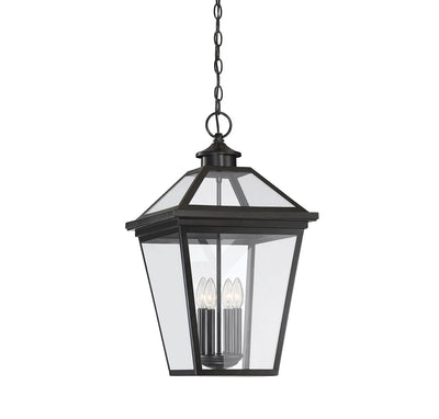 Savoy House - 5-148-13 - Four Light Outdoor Hanging Lantern - Ellijay - English Bronze