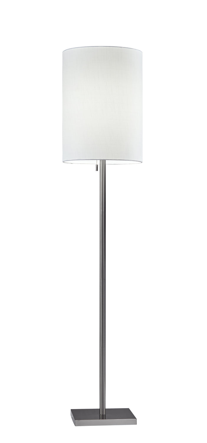Adesso Home - 1547-22 - Floor Lamp - Liam - Brushed Steel