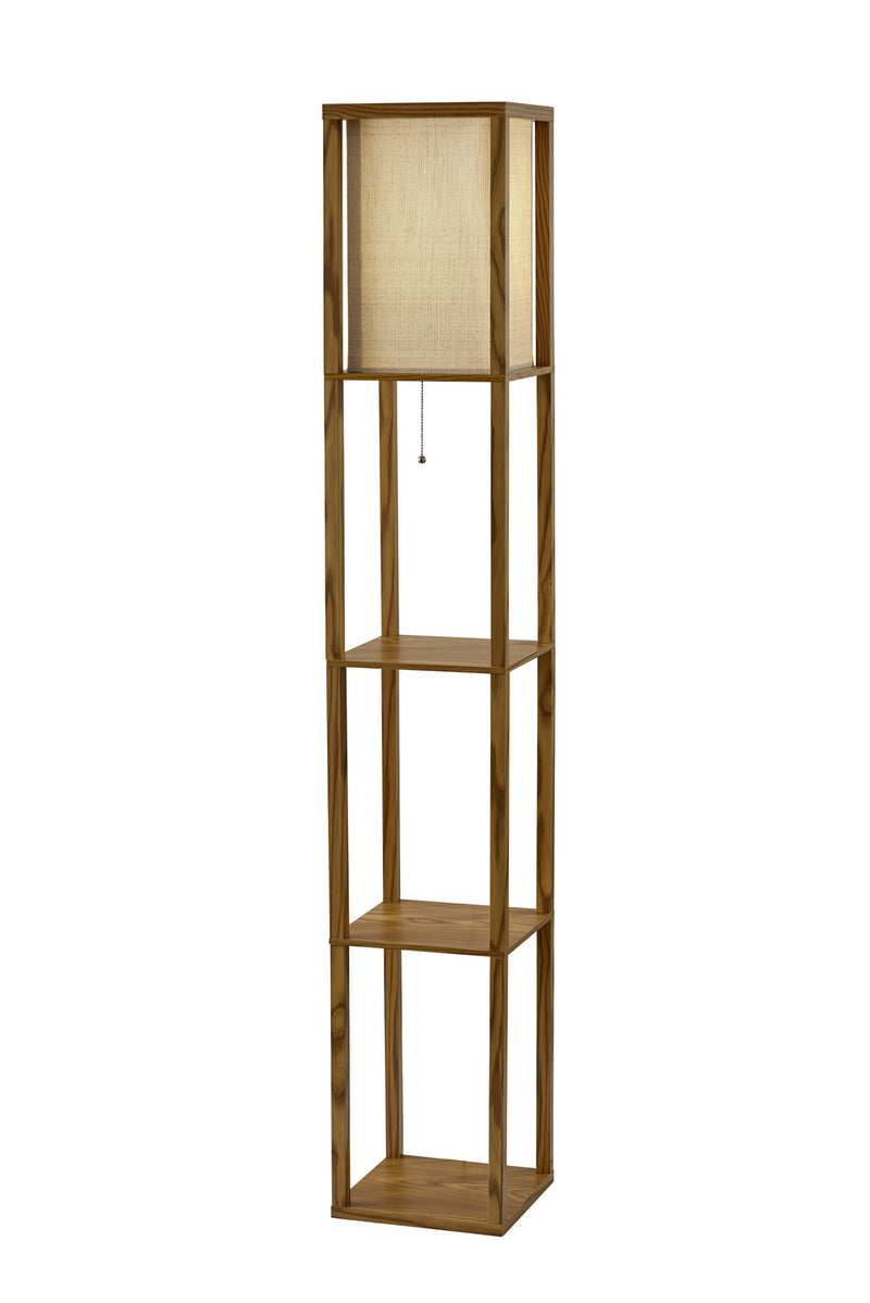 Adesso Home - 3138-12 - Floor Lamp - Wright - Natural Wood Veneer On Mdf