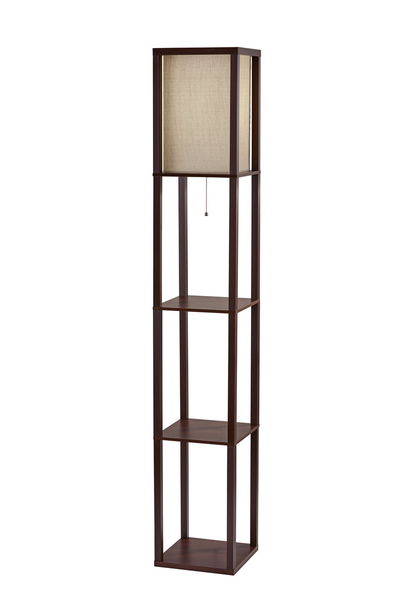 Adesso Home - 3138-15 - Floor Lamp - Wright - Walnut Wood Veneer On Mdf