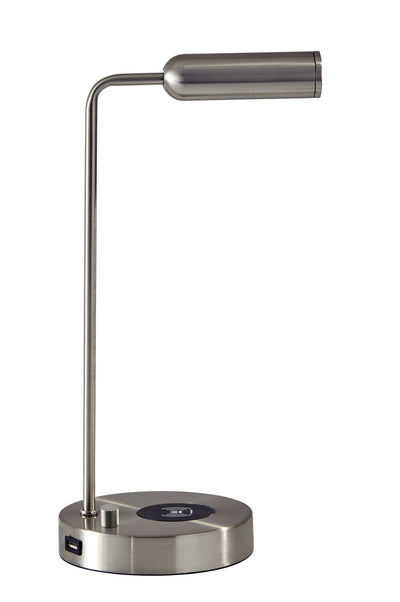 Adesso Home - 3162-22 - LED Desk Lamp - Kaye - Brushed Steel