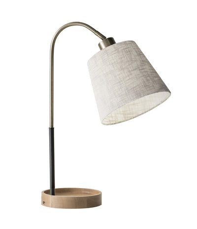 Adesso Home - 3407-21 - Table Lamp - Jeffrey - Natural Rubber Wood
