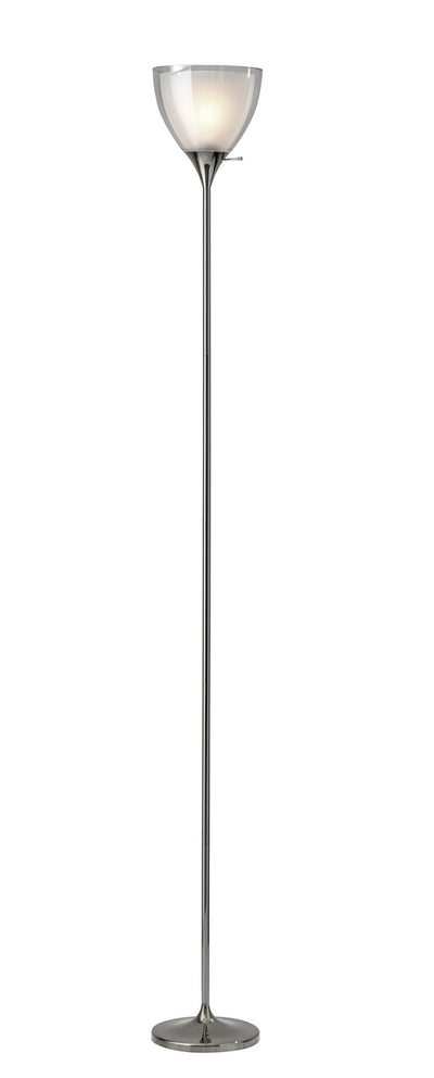 Adesso Home - 3565-09 - Torchiere - Presley - Polished Nickel