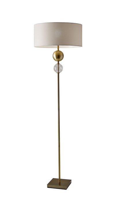 Adesso Home - 4187-21 - Floor Lamp - Chloe - Antique Brass