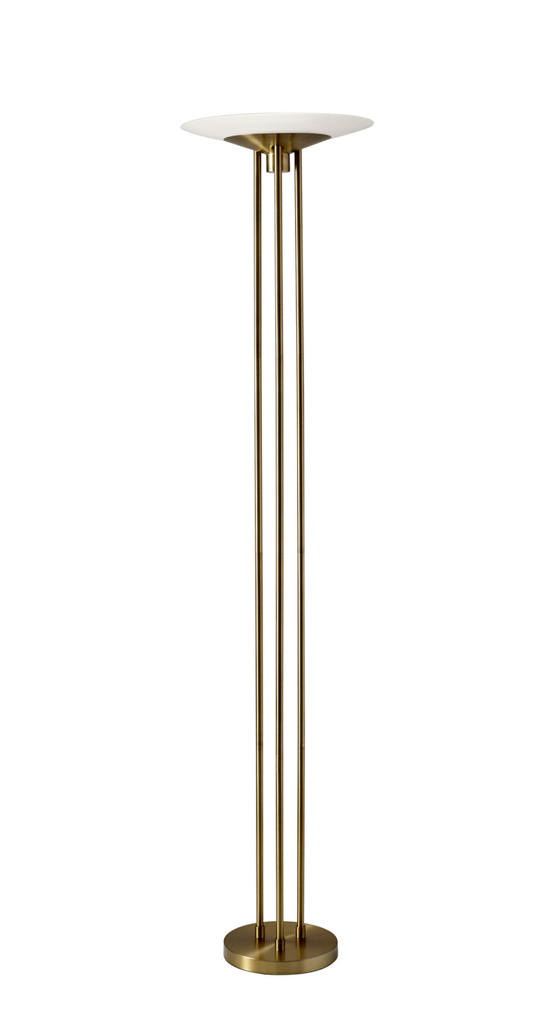 Adesso Home - 5172-21 - LED Torchiere - Newton - Antique Brass