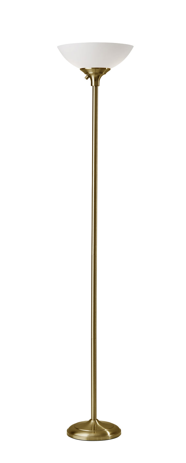 Adesso Home - 7506-21 - Two Light Torchiere - Glenn - Antique Brass