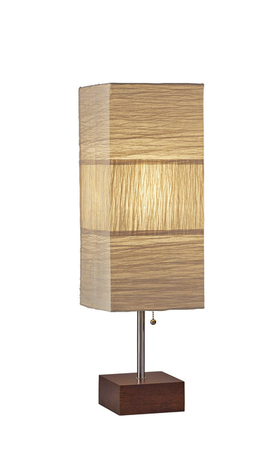 Adesso Home - 8026-15 - Table Lamp - Sahara - Walnut Rubberwood