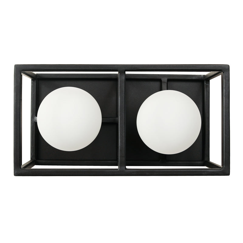 Varaluz - 325B02CBHG - Two Light Bath - Plaza - Carbon/Havana Gold