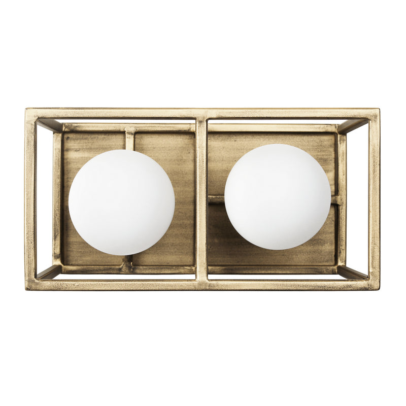 Varaluz - 325B02HGCB - Two Light Bath - Plaza - Havana Gold/Carbon