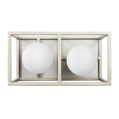 Varaluz - 325B02SOCB - Two Light Bath - Plaza - Silverado/Carbon