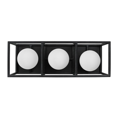 Varaluz - 325B03CBHG - Three Light Bath - Plaza - Carbon/Havana Gold