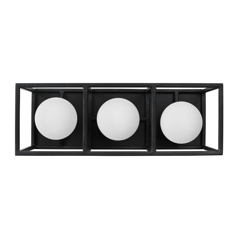 Varaluz - 325B03CBHG - Three Light Bath - Plaza - Carbon/Havana Gold
