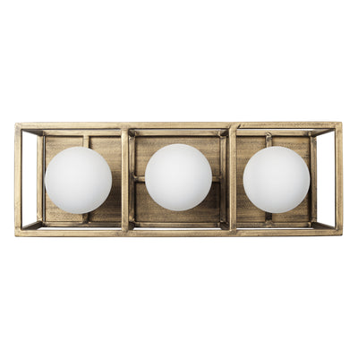 Varaluz - 325B03HGCB - Three Light Bath - Plaza - Havana Gold/Carbon